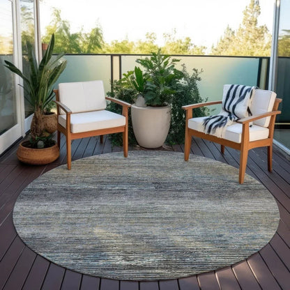 Teya Gray Washable Indoor - Outdoor Rug - LOOMLAN - LOOMLAN Rugs - Outdoor Rugs