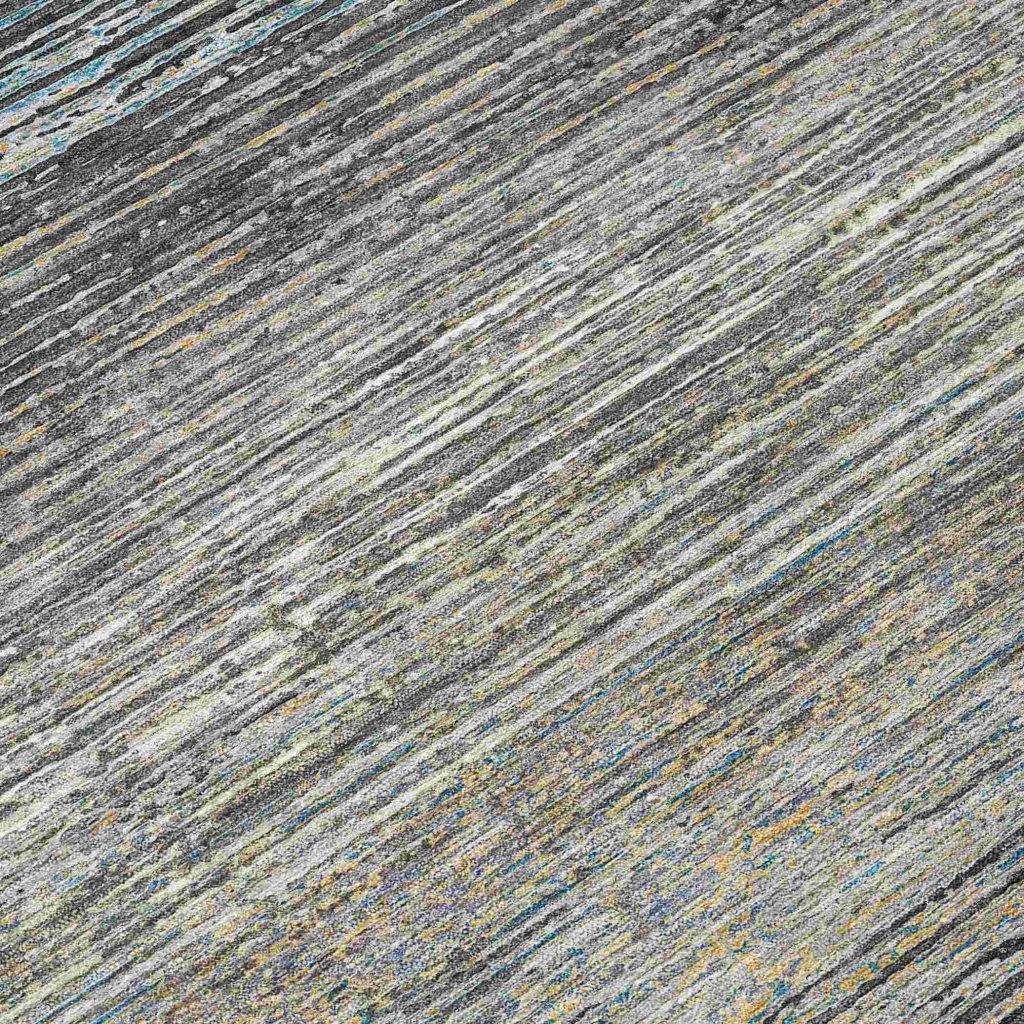 Teya Gray Washable Indoor - Outdoor Rug - LOOMLAN - LOOMLAN Rugs - Outdoor Rugs