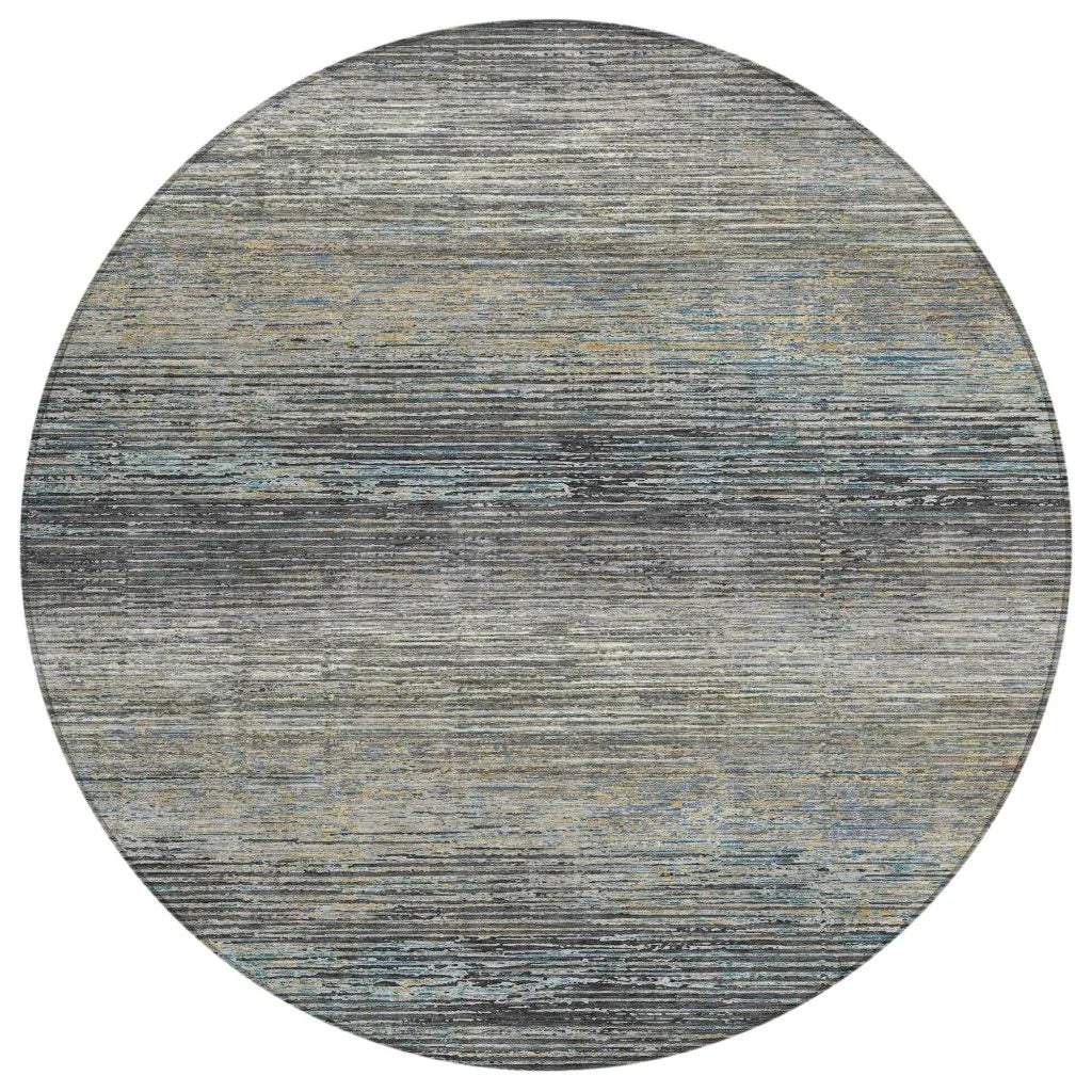 Teya Gray Washable Indoor - Outdoor Rug - LOOMLAN - LOOMLAN Rugs - Outdoor Rugs