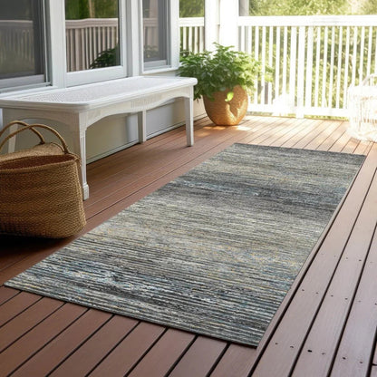 Teya Gray Washable Indoor - Outdoor Rug - LOOMLAN - LOOMLAN Rugs - Outdoor Rugs