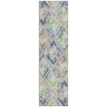 Thalara Brown Washable Indoor - Outdoor Rug - LOOMLAN - LOOMLAN Rugs - Outdoor Rugs