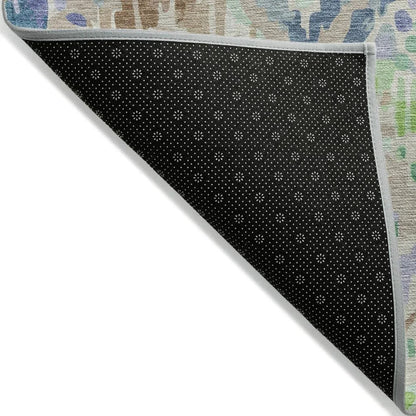 Thalara Brown Washable Indoor - Outdoor Rug - LOOMLAN - LOOMLAN Rugs - Outdoor Rugs