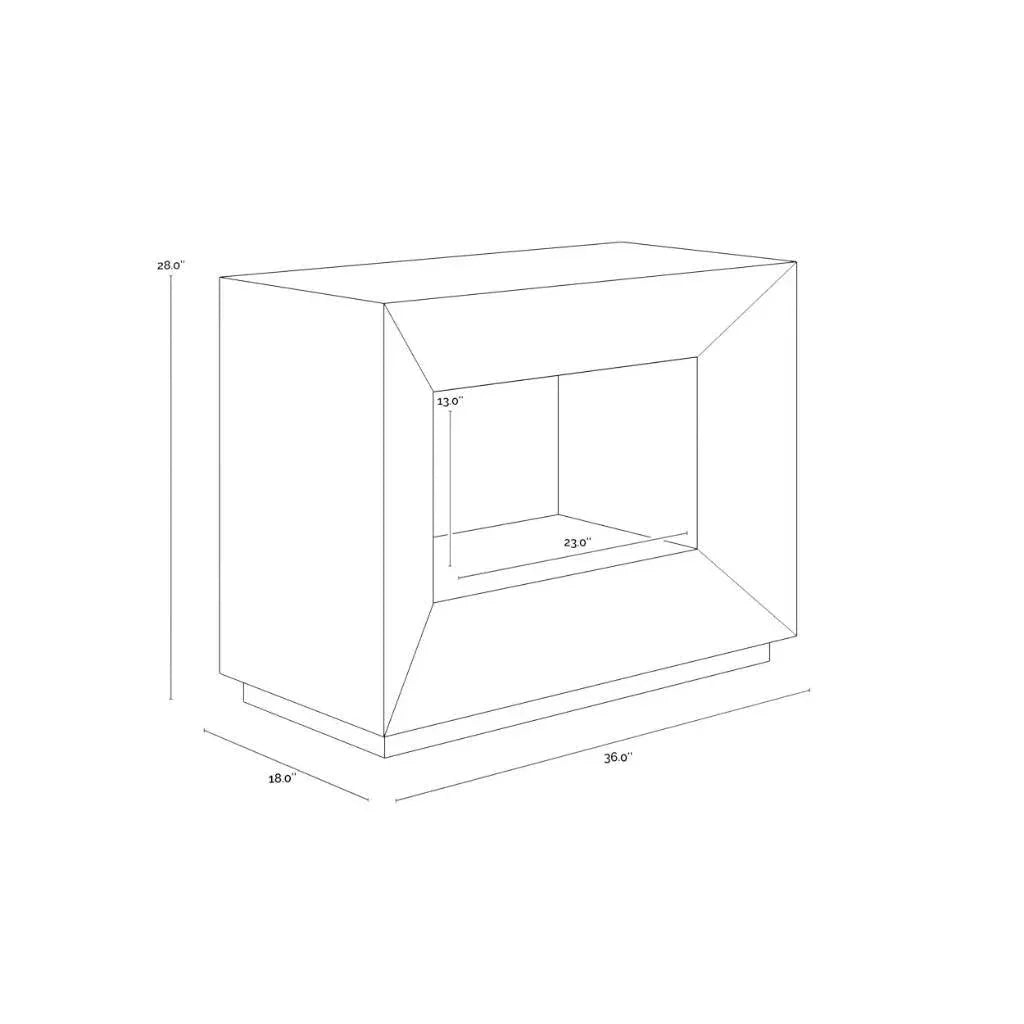 Thales Acacia Wooden Modern Nightstand - LOOMLAN - SUNPAN - Nightstands