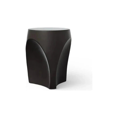 Thalia Concrete Made Outdoor Stool-Garden Stools-Urbia-LOOMLAN