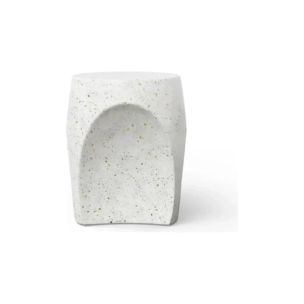 Thalia Concrete Made Outdoor Stool-Garden Stools-Urbia-LOOMLAN