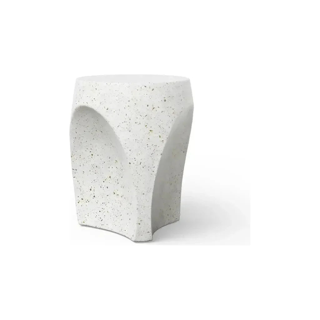 Thalia Concrete Made Outdoor Stool-Garden Stools-Urbia-LOOMLAN