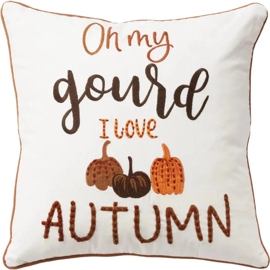 Thanksgiving Decorative Pillow Gourd - LOOMLAN - LOOMLAN - Throw Pillows