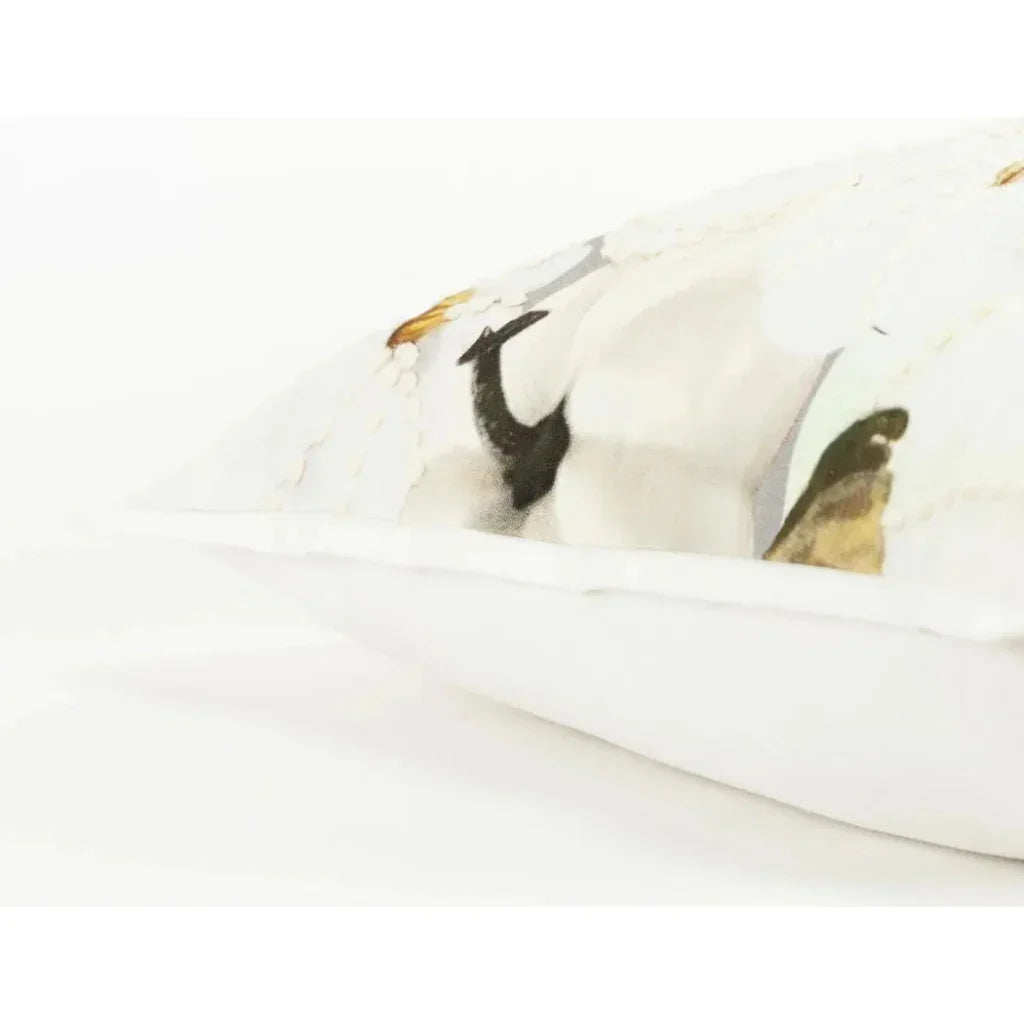 Thanksgiving Throw Pillow White Pumpkin Zia - LOOMLAN - LOOMLAN - Throw Pillows