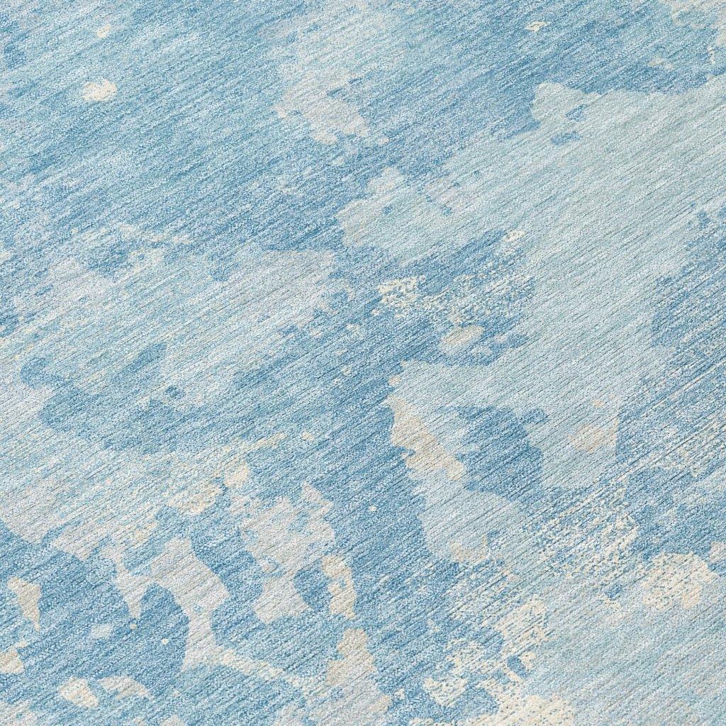 Tharne Blue Washable Indoor - Outdoor Rug - LOOMLAN - LOOMLAN Rugs - Outdoor Rugs