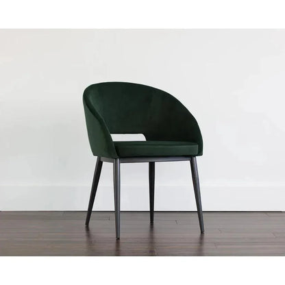 Thatcher Leather Armless Dining Armchair - LOOMLAN - SUNPAN - Dining Chairs