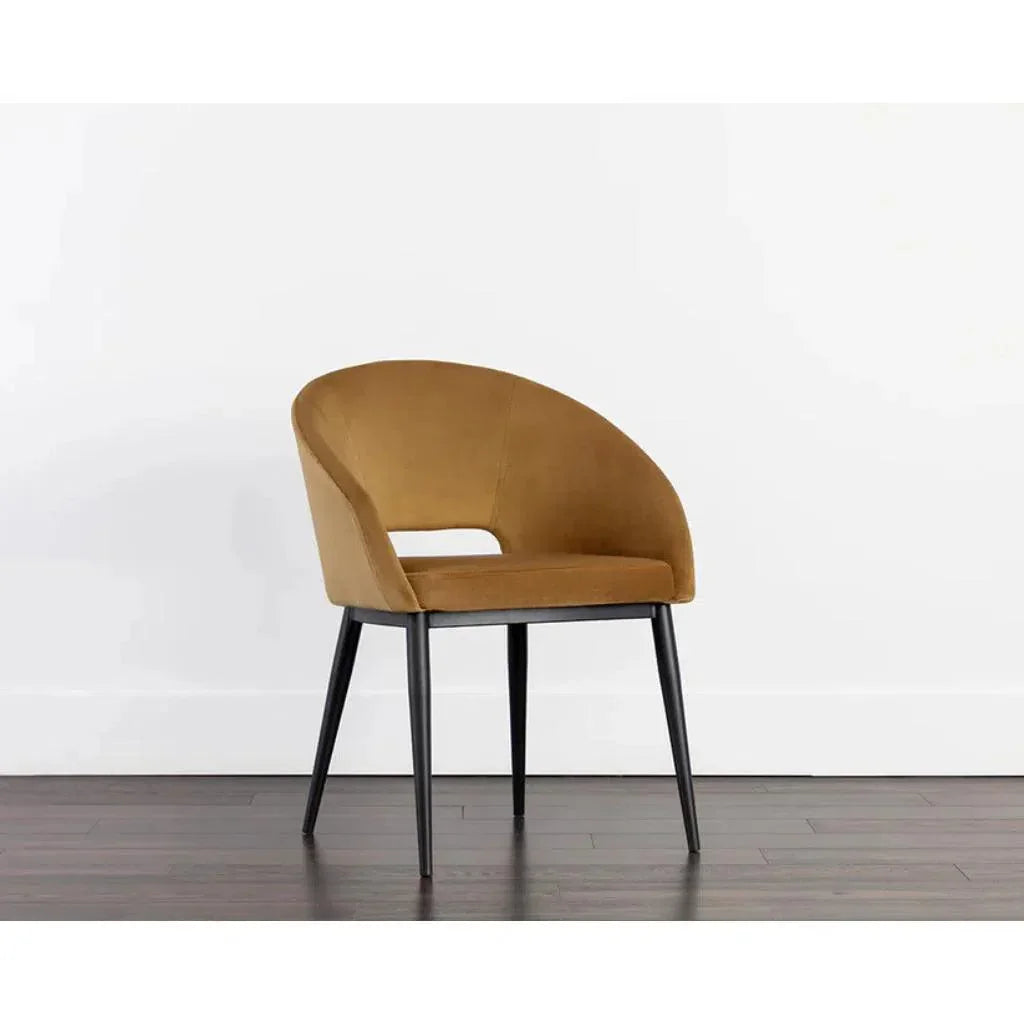 Thatcher Leather Armless Dining Armchair - LOOMLAN - SUNPAN - Dining Chairs