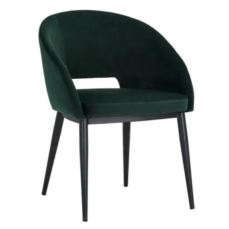 Thatcher Leather Armless Dining Armchair - LOOMLAN - SUNPAN - Dining Chairs