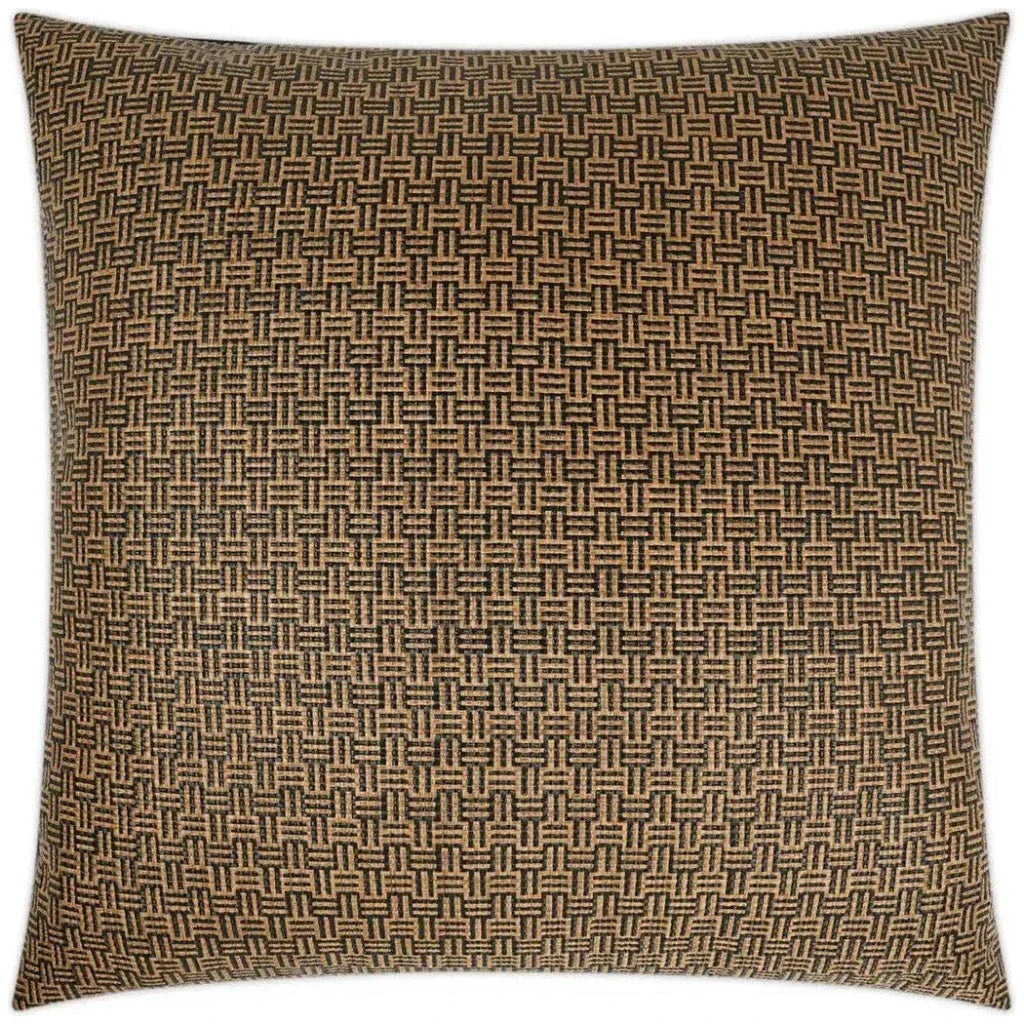 Thatchwork Safari Brown Large Throw Pillow Insert - LOOMLAN - D.V. Kap - Throw Pillows