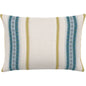 Thayer Resort Handmade Outdoor Pillow-Outdoor Pillows-Earnest Collection-20"x13" Lumbar-LOOMLAN