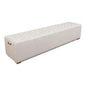 The 6 Foot Bench For Bedroom In Beige Linen - LOOMLAN - Sarreid - Bedroom Benches