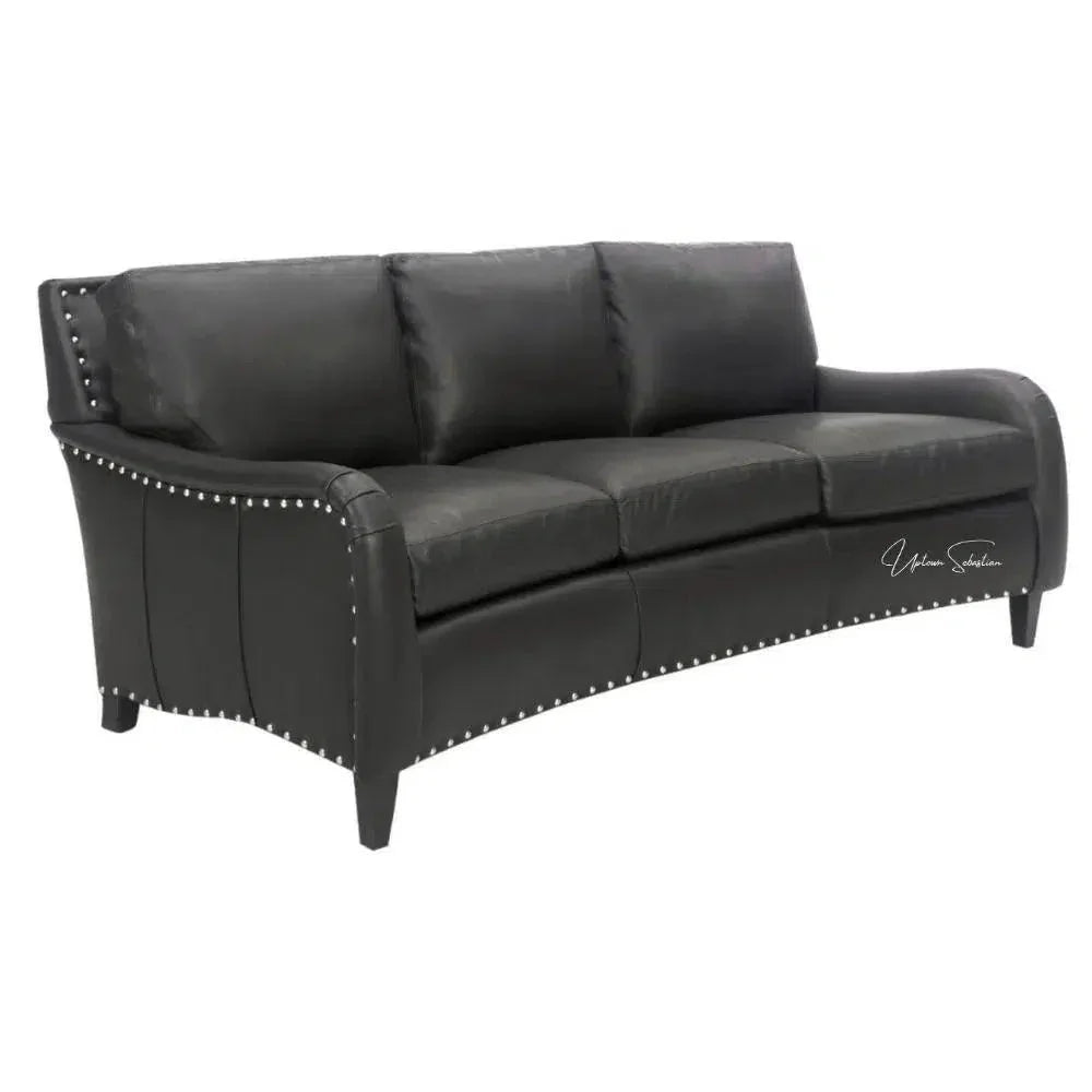 The Custom Gold Sofa - California Dreaming Leather - LOOMLAN - Uptown Sebastian - Sofas & Loveseats