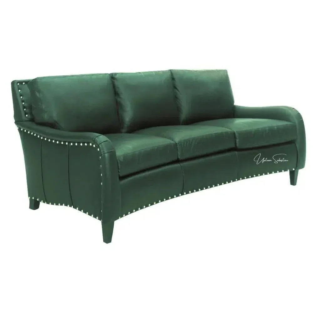 The Custom Gold Sofa - California Dreaming Leather - LOOMLAN - Uptown Sebastian - Sofas & Loveseats