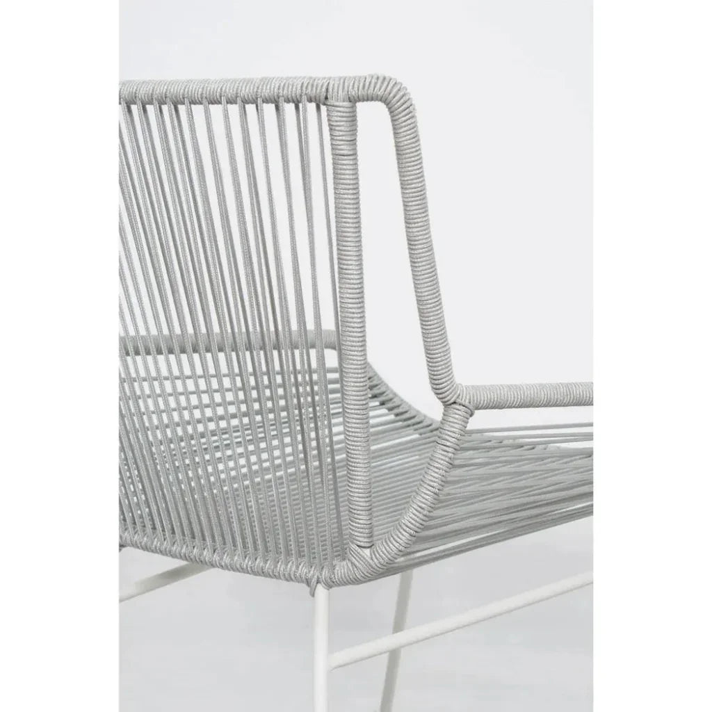 The Dane Dining Arm Chair 2PC Grey Patio Dining Chairs-Outdoor Dining Chairs-Seasonal Living-LOOMLAN