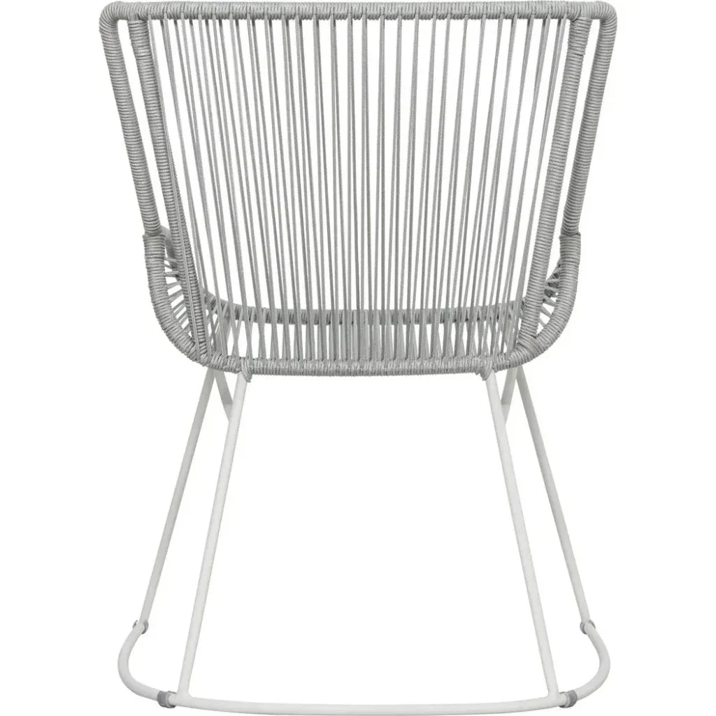 The Dane Dining Arm Chair 2PC Grey Patio Dining Chairs-Outdoor Dining Chairs-Seasonal Living-LOOMLAN