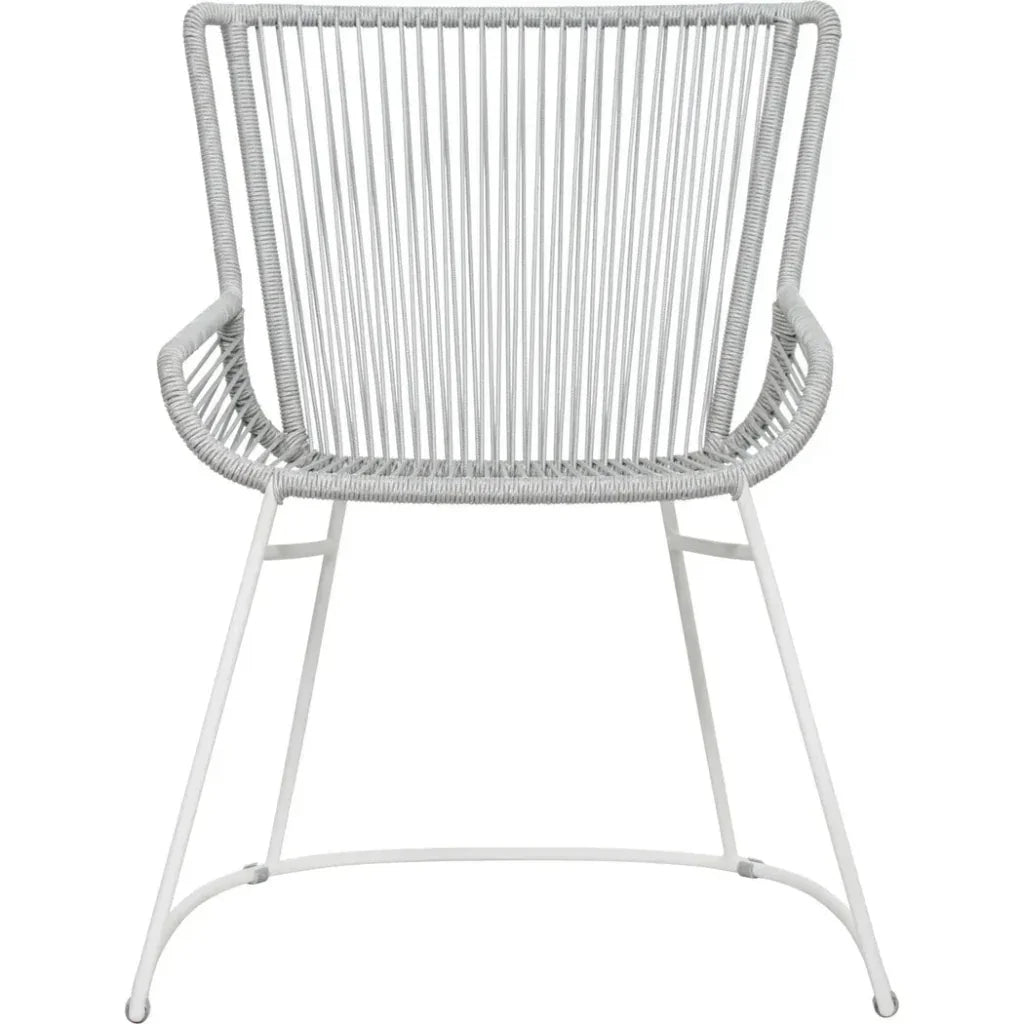 The Dane Dining Arm Chair 2PC Grey Patio Dining Chairs-Outdoor Dining Chairs-Seasonal Living-LOOMLAN