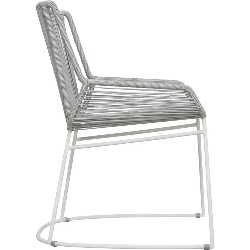 The Dane Dining Arm Chair 2PC Grey Patio Dining Chairs-Outdoor Dining Chairs-Seasonal Living-LOOMLAN