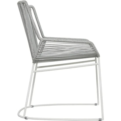 The Dane Dining Arm Chair 2PC Grey Patio Dining Chairs-Outdoor Dining Chairs-Seasonal Living-LOOMLAN