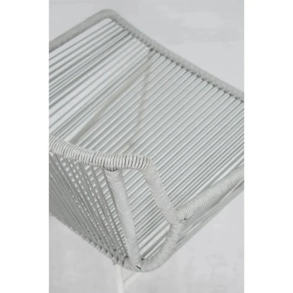 The Dane Dining Arm Chair 2PC Grey Patio Dining Chairs-Outdoor Dining Chairs-Seasonal Living-LOOMLAN