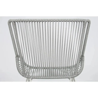 The Dane Dining Arm Chair 2PC Grey Patio Dining Chairs-Outdoor Dining Chairs-Seasonal Living-LOOMLAN