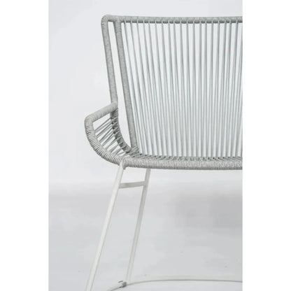 The Dane Dining Arm Chair 2PC Grey Patio Dining Chairs-Outdoor Dining Chairs-Seasonal Living-LOOMLAN