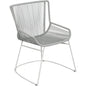 The Dane Dining Arm Chair 2PC Grey Patio Dining Chairs-Outdoor Dining Chairs-Seasonal Living-LOOMLAN