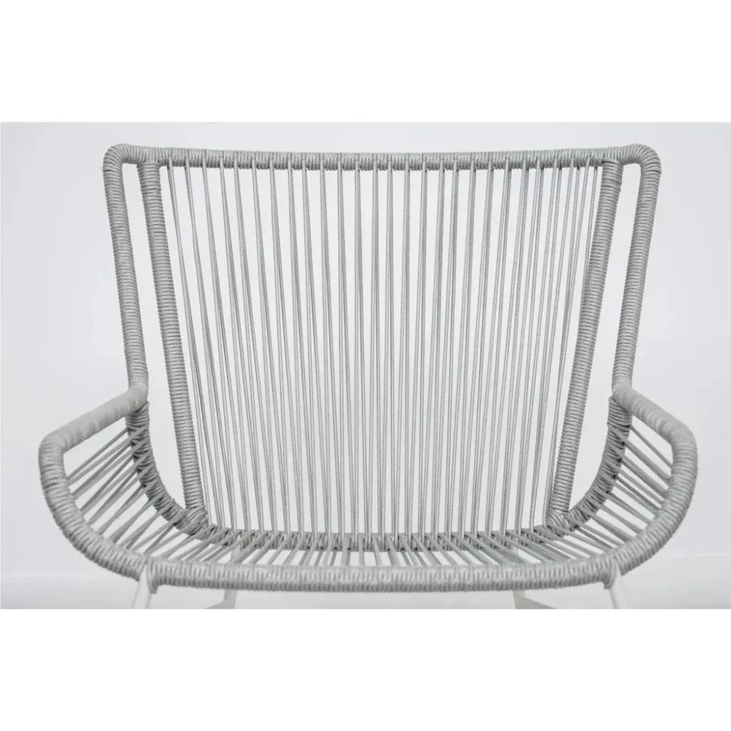 The Dane Grey Patio Counter Stool 2PC-Outdoor Counter Stools-Seasonal Living-LOOMLAN