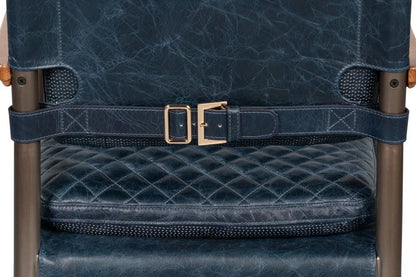 The Harley Leather Armchair - LOOMLAN - Sarreid - Accent Chairs