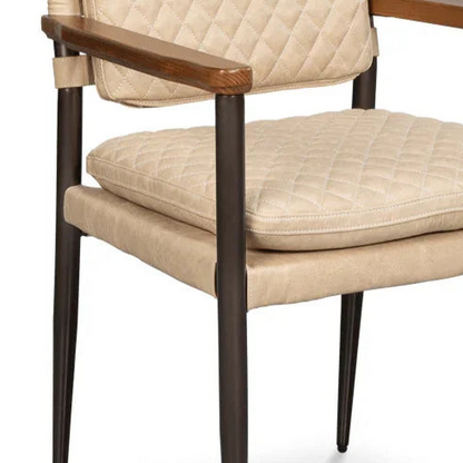 The Harley Leather Armchair - LOOMLAN - Sarreid - Accent Chairs