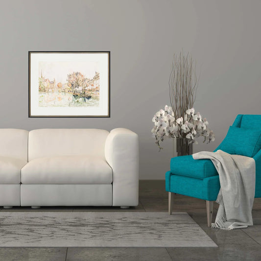 The Pont Neuf Paris Wood Multi Framed Wall Art