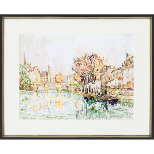 The Pont Neuf Paris Wood Multi Framed Wall Art