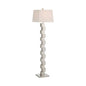 The Square Mile Nickel Finish Floor Lamp-Floor Lamps-Wildwood-LOOMLAN