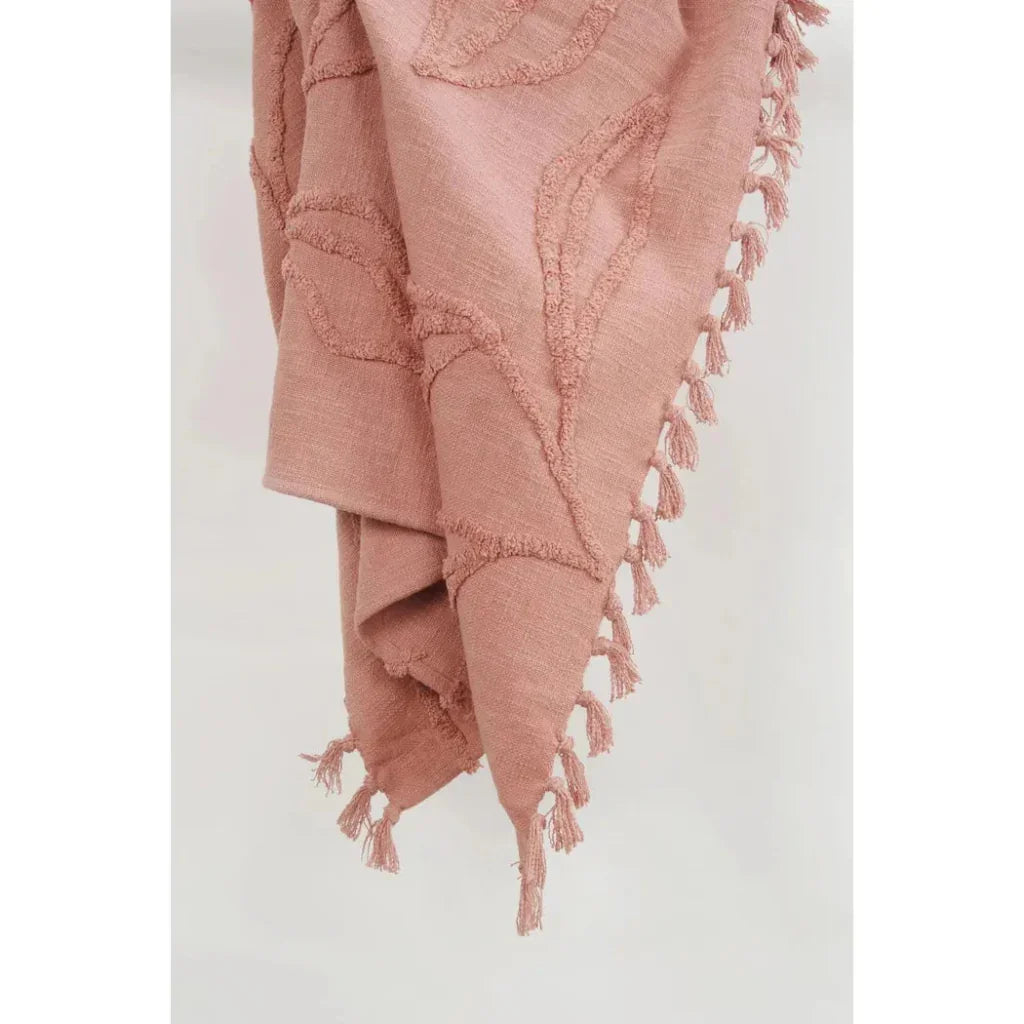 Thelma Textured Cotton Throw Blanket - LOOMLAN - LOOMLAN - Throw Blankets