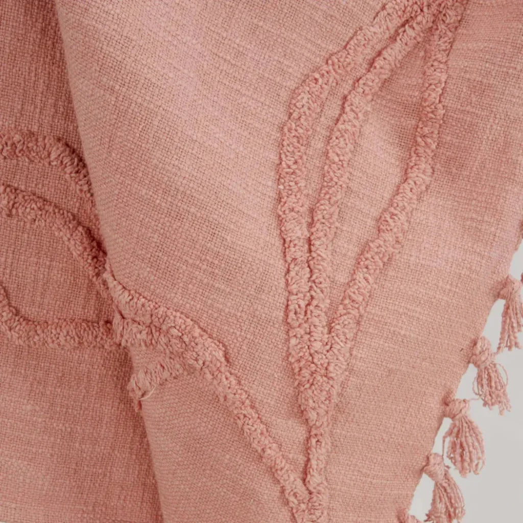 Thelma Textured Cotton Throw Blanket - LOOMLAN - LOOMLAN - Throw Blankets