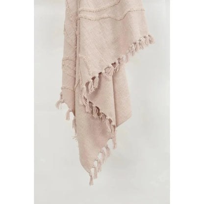 Thelma Textured Cotton Throw Blanket - LOOMLAN - LOOMLAN - Throw Blankets