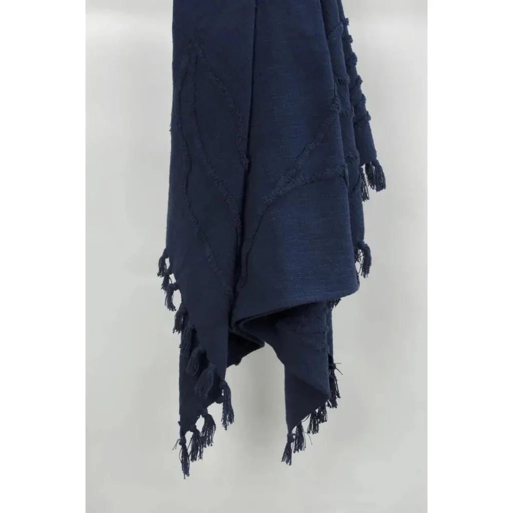 Thelma Textured Cotton Throw Blanket - LOOMLAN - LOOMLAN - Throw Blankets