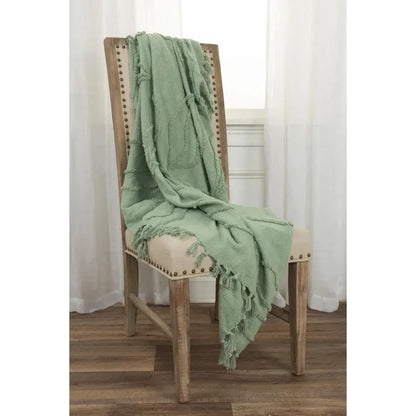 Thelma Textured Cotton Throw Blanket - LOOMLAN - LOOMLAN - Throw Blankets