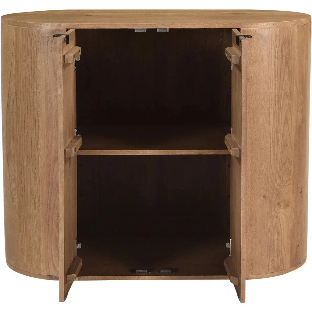 Theo Natural Wood Cabinet - LOOMLAN - Moe's Home - Accent Cabinets