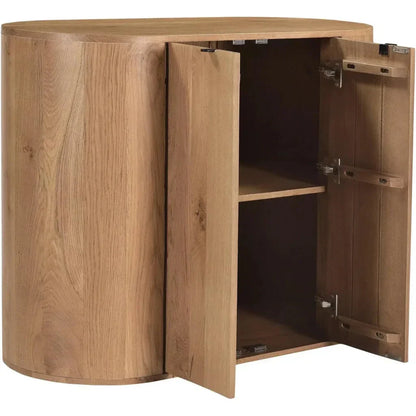 Theo Natural Wood Cabinet - LOOMLAN - Moe's Home - Accent Cabinets