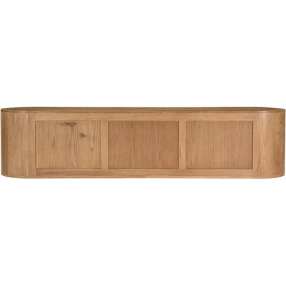 Theo Natural Wood Media Bench - LOOMLAN - Moe's Home - TV Stands & Media Centers