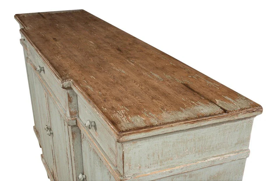 Theo Three Drawer Wood Buffet - LOOMLAN - Sarreid - Buffets