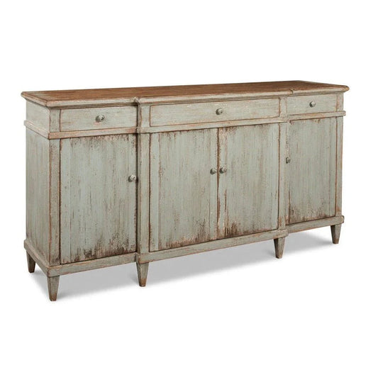 Theo Three Drawer Wood Buffet - LOOMLAN - Sarreid - Buffets