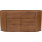 Theo Wood Brown 6 Drawer Dresser - LOOMLAN - Moe's Home - Dressers