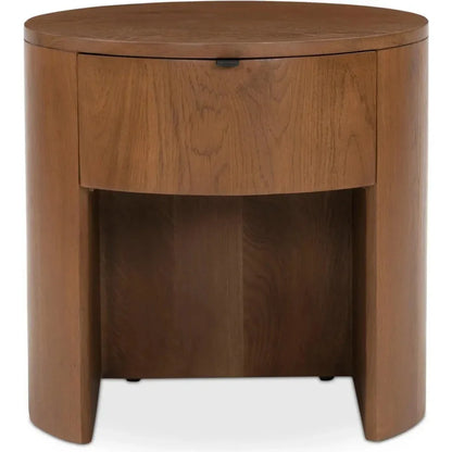 Theo Wood One Drawer Nightstand - LOOMLAN - Moe's Home - Nightstands