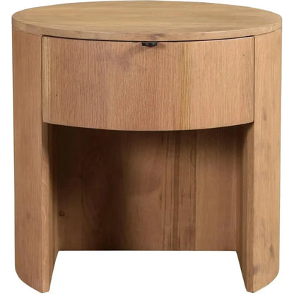 Theo Wood One Drawer Nightstand - LOOMLAN - Moe's Home - Nightstands