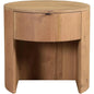 Theo Wood One Drawer Nightstand - LOOMLAN - Moe's Home - Nightstands
